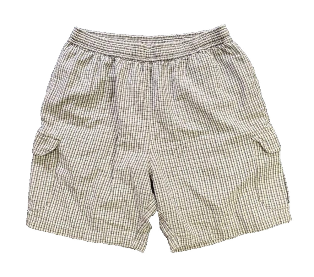 NORTHERN ELEMENTS Men's summer shorts Cotton Plaid size M A010202